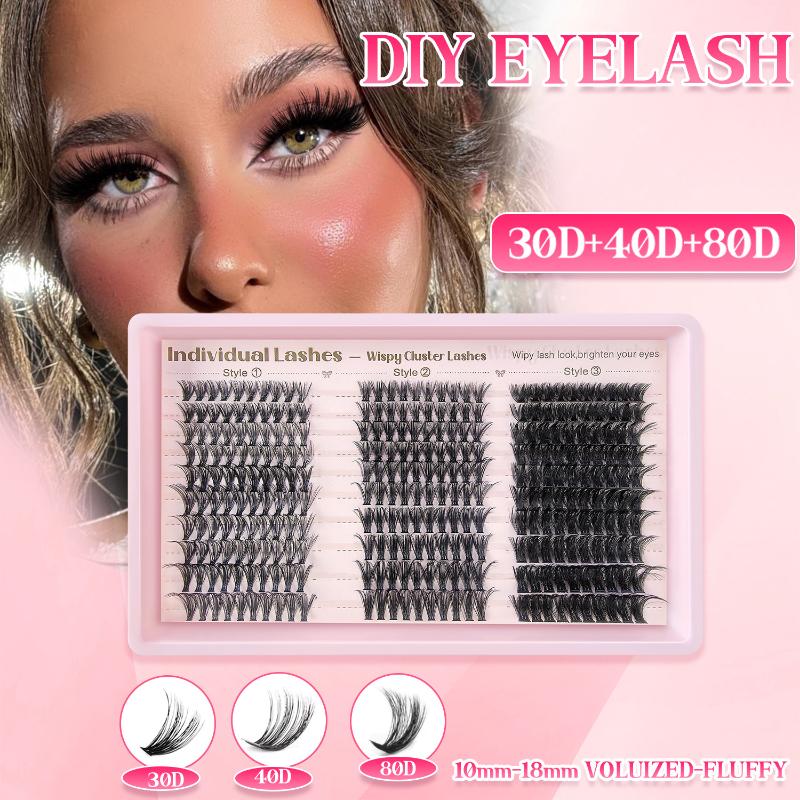 Eyelash Extension Volume Lashes - DIY Lash Extensions Kit with Spikes