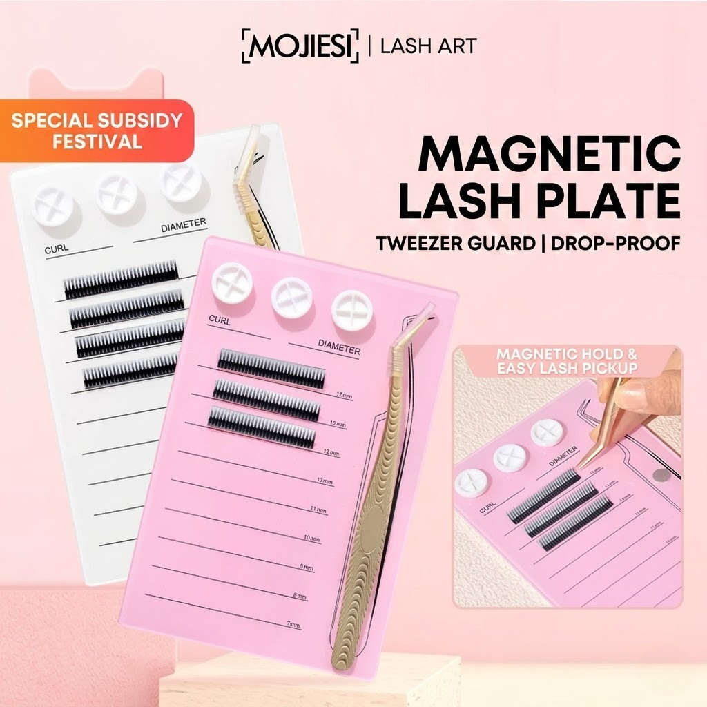 Eyelash Extension Volume Lashes - Magnetic Eyelash Extension Palette & Glue