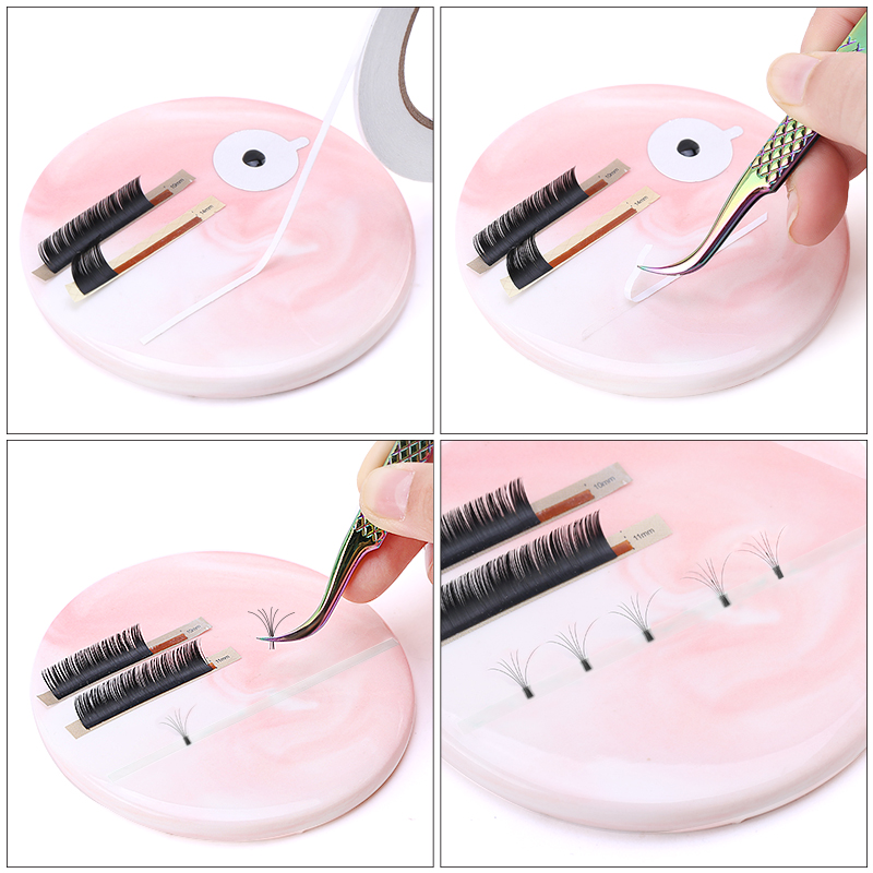 40 Mét/bộ Dễ Dàng Quạt Băng 3D - đánh giá và giá Eyelash Extension Volume Lashes