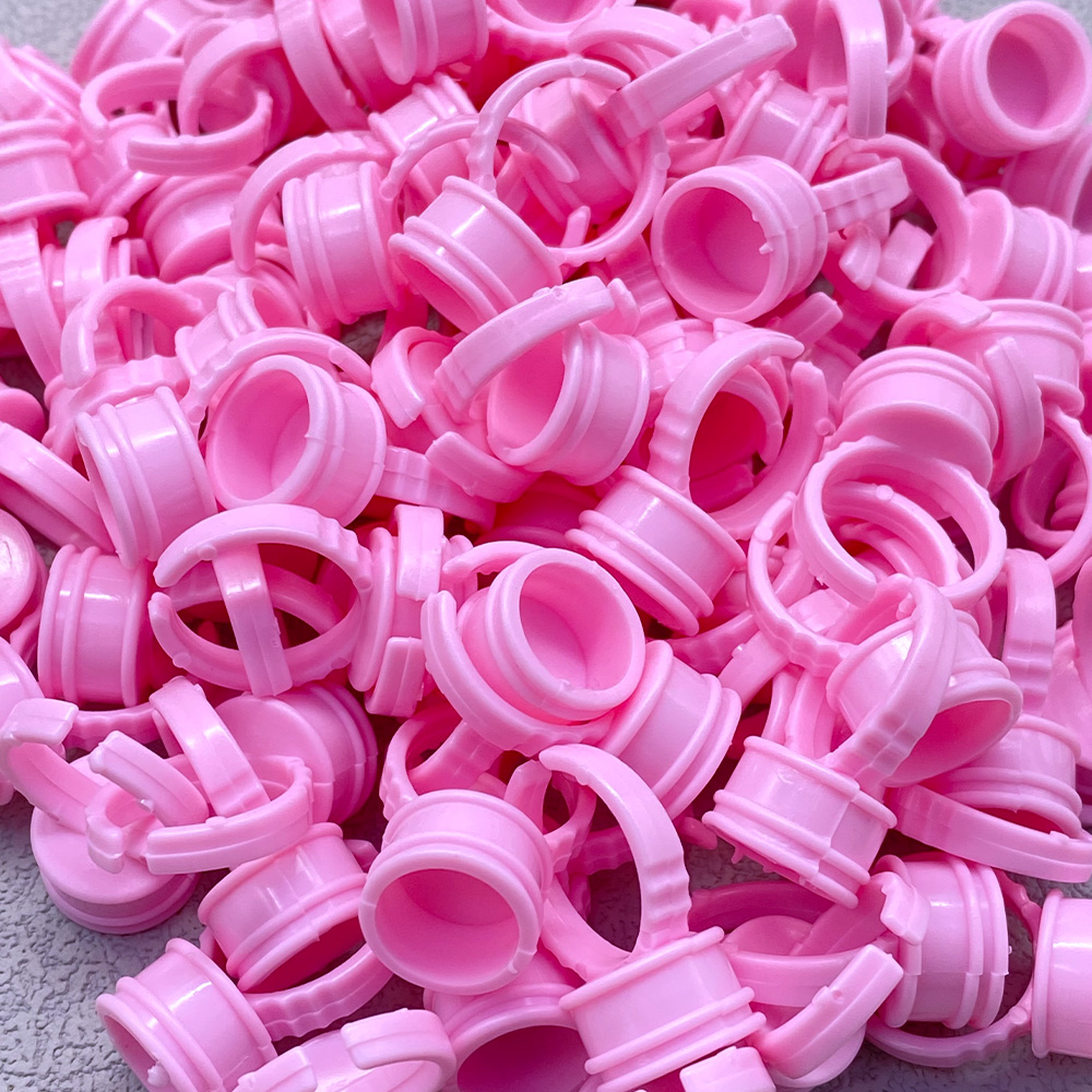 100Pcs Disposable Glue Ring Cu - đánh giá và giá Eyelash Extension Volume Lashes