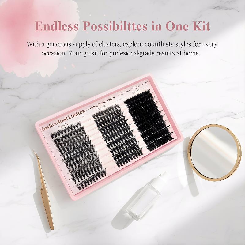 DIY Lash Extensions Kit with S - đánh giá và giá Eyelash Extension Volume Lashes