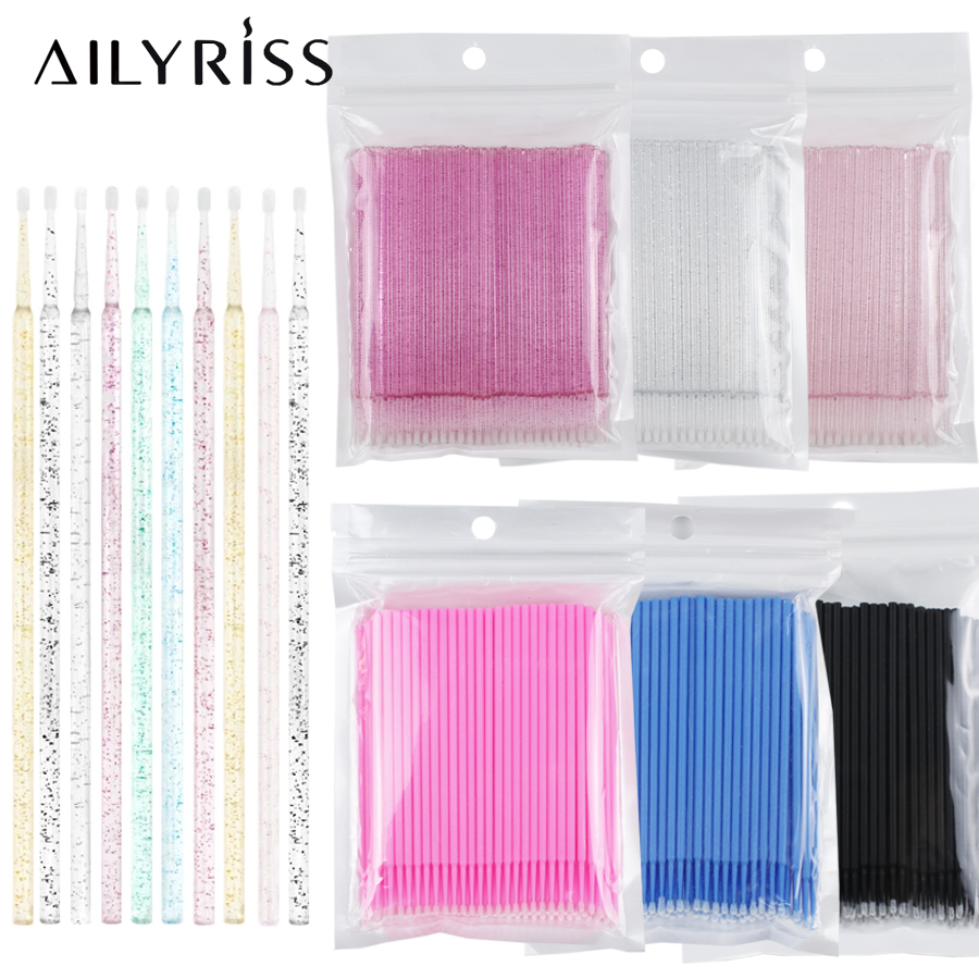 500pcs/lot Disposable Applicat - đánh giá và giá Eyelash Extension Cleaning