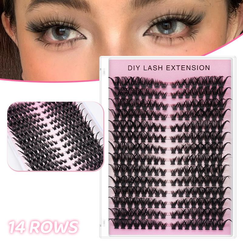 20pcs DIY False Eyelash Extens - đánh giá và giá Eyelash Extension Volume Lashes