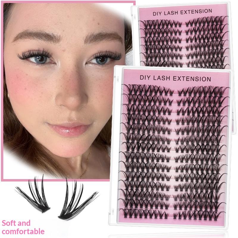 20pcs DIY False Eyelash Extens - đánh giá và giá Eyelash Extension Volume Lashes