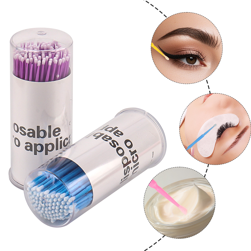 100pcs Disposable Eyelash Brus - đánh giá và giá Eyelash Extension Cleaning