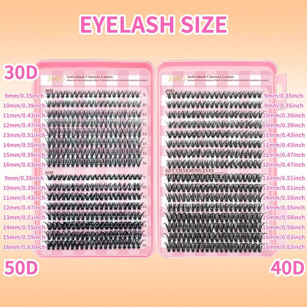 9-16mm Length False Eyelashes  - đánh giá và giá Eyelash Extension Volume Lashes