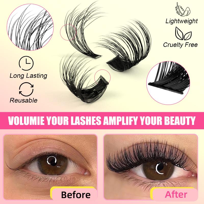 Cluster Lashes Kit Individual  - đánh giá và giá Eyelash Extension Volume Lashes