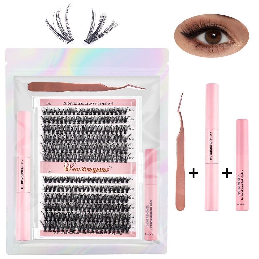 8-16mm Length False Eyelashes  - đánh giá và giá Eyelash Extension Kits