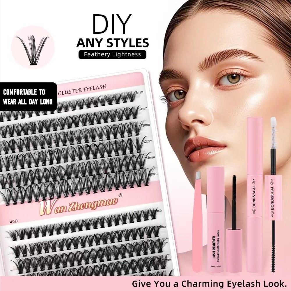 8-16mm Length False Eyelashes  - đánh giá và giá Eyelash Extension Kits