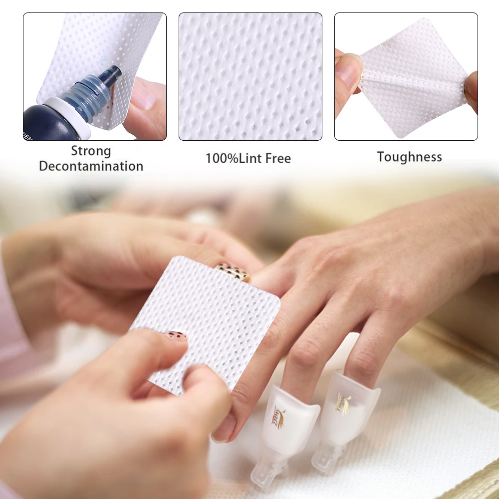 200Pcs Lint-Free Nail Wipes No - đánh giá và giá Eyelash Extension Gel Remover