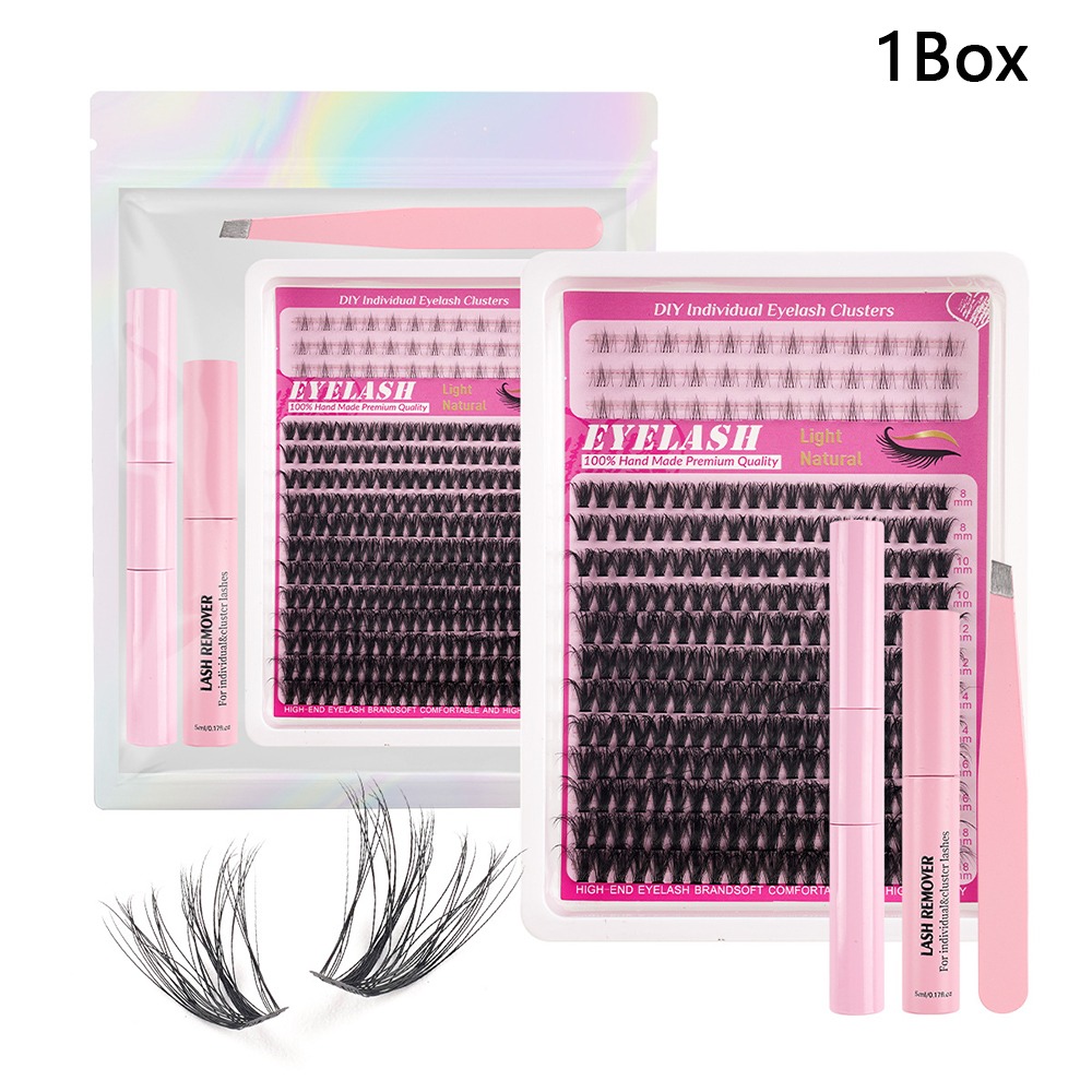 8-18mm Length False Eyelashes  - đánh giá và giá Eyelash Extension Kits