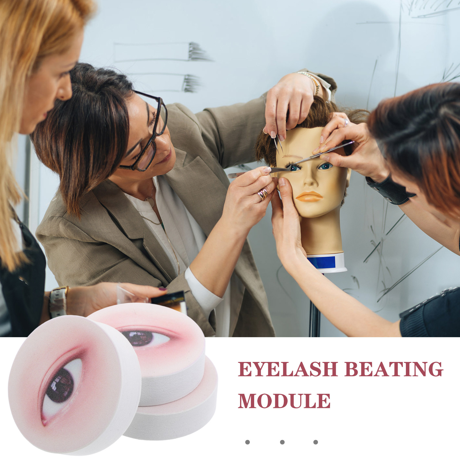 3Pcs Lash Extension Practice B - đánh giá và giá Eyelash Extension Kits