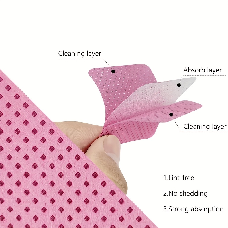 50/100/200pcs Lint-Free Nail W - đánh giá và giá Eyelash Extension Gel Remover