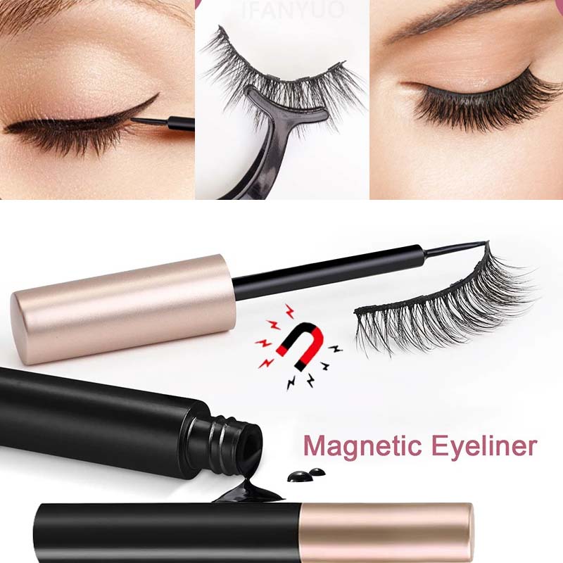 1/2Pcs Black Magnetic Eyeliner - đánh giá và giá Eyelash Extension Eyeliner