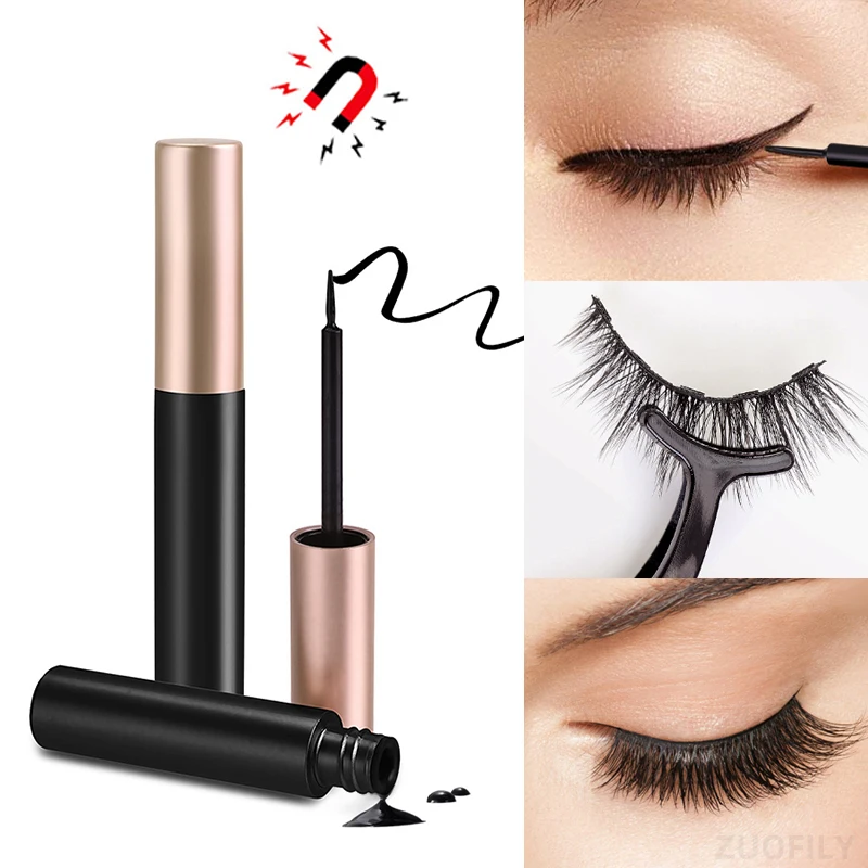 1/2Pcs Black Magnetic Eyeliner - đánh giá và giá Eyelash Extension Eyeliner