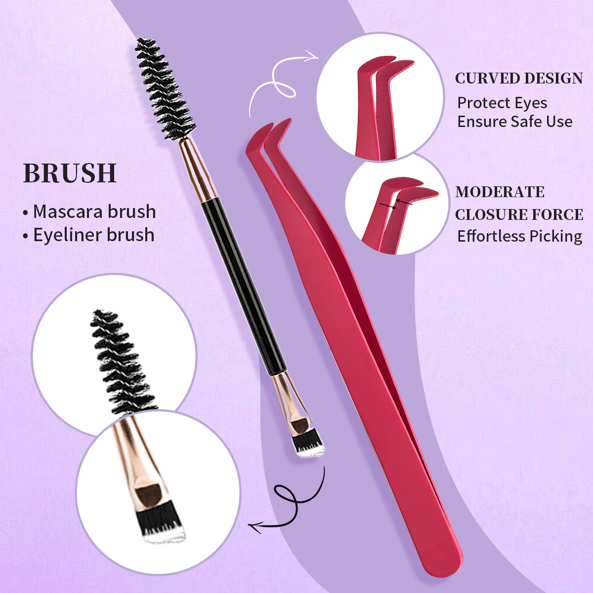 Eyelash Clusters Kit Soft Volu - đánh giá và giá Eyelash Extension Volume Lashes